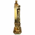 Miniatyrbild 3 av 4: Design toscano - KY5026 - Chateau de Chambord Classic Decor Öppen spis Hyllklocka, 51 cm, polyresin, guld