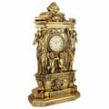Miniatyrbild 2 av 4: Design toscano - KY5026 - Chateau de Chambord Classic Decor Öppen spis Hyllklocka, 51 cm, polyresin, guld