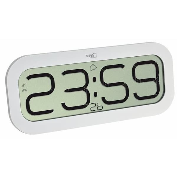 TFA Dostmann - Bimbam Chime Clock 5 olika kattljud 60.4514.02 Vit
