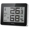 Miniatyrbild 2 av 2: Technoline WS 9450 termometer med inomhustemperatur-inomhusfuktighetsdisplay Svart