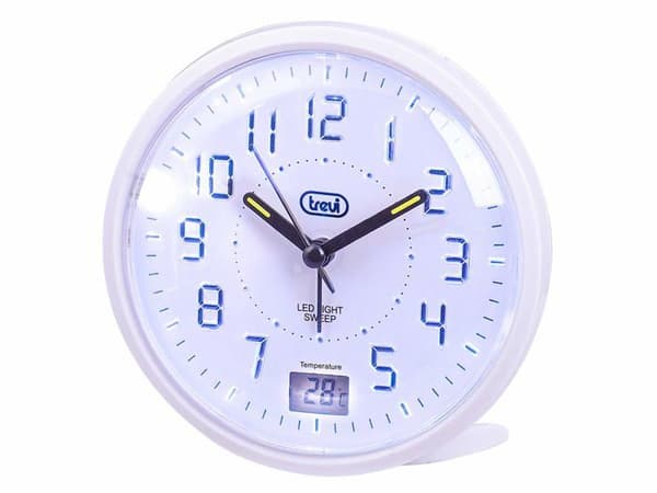 Klocka - Trevi pendel - 0SL3P2701 - Klocka med alarm, Quartz, Vit, Taglia Unica