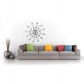 Miniatyrbild 3 av 3: Väggklocka - Esperanza - Silver - 51 cm - Modern design - Urtavla i aluminium