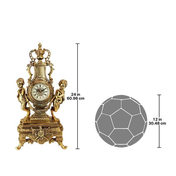 Klocka - Design Toscano pendel - KY026 - Beaumont Grand Chateau klocka i falskt antikt guld