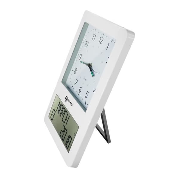 GEEMARC Analog klocka med digital display VISO 50 - Tidsmarkörer