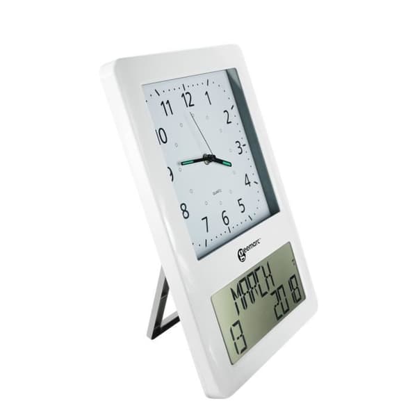GEEMARC Analog klocka med digital display VISO 50 - Tidsmarkörer