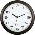 Miniatyrbild 1 av 3: Väggklocka - ALBA - 30 cm - Tyst - Svart - Modern design
