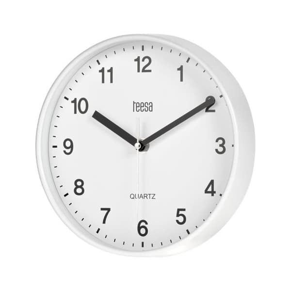 Klocka - pendel Teesa - TSA0038 - Vit Väggklocka 20 cm