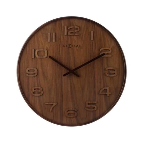 NeXtime 3095BR, AA, 1,5 V, brun, trä, 30 mm, 1,4 kg