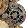 Miniatyrbild 2 av 4: Väggklocka - DESIGN TOSCANO - Tidens Mekanism - 43,25 cm - Polyresin - Industriell stil