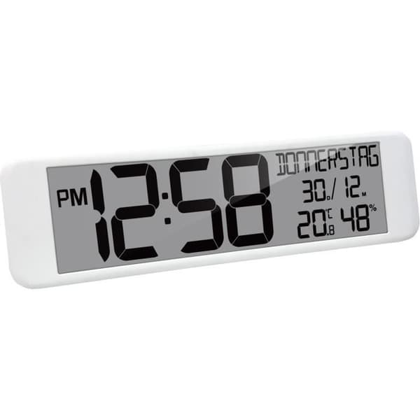 Radioväggklocka - TECHNO LINE - WS 8120 - DCF-77 - Temperaturdisplay - Luftfuktighet inomhus