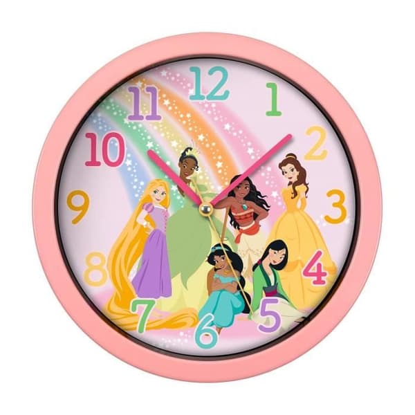 Väggklocka - PEERS HARDY - 24CM - Metall - Rosa - Modern