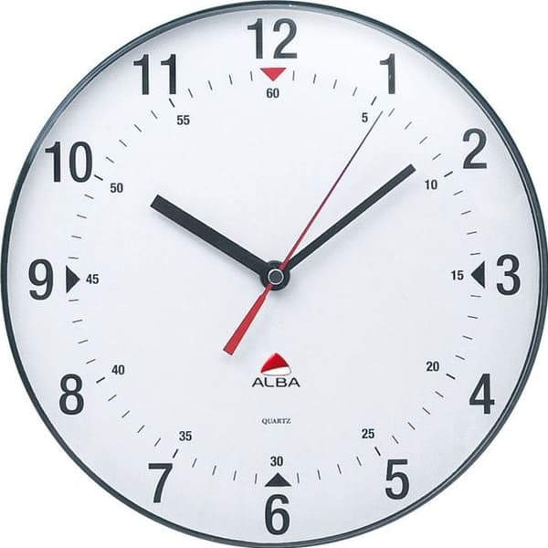 ALBA Economy väggklocka - Ø 25 cm
