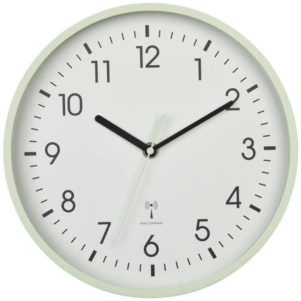 Väggklocka - TFA DOSTMANN - 60.3550.04 - Radiostyrd - Mint - 24,5 cm x 4,2 cm