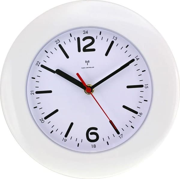 Väggklocka - MPM - E01 - Vit - Diameter 25 cm - Modern design