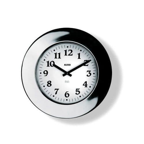 Väggklocka - Alessi - 11 Momento - Rostfritt stål - Mekanisk - Rund