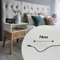 Miniatyrbild 5 av 6: Klocka med alarm och termometer hygrometer GreenBlue GB395 svart