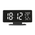 Miniatyrbild 1 av 6: Klocka med alarm och termometer hygrometer GreenBlue GB395 svart