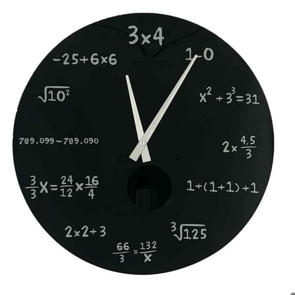 Math Väggklocka