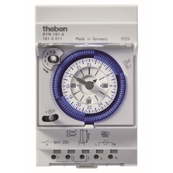 Theben SYN 161d 1610011 'Analog programmer klocka för dagligt program'