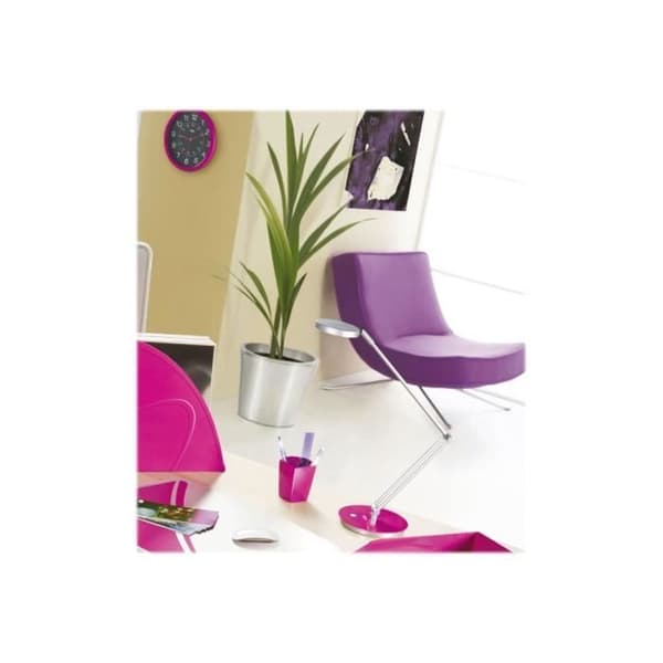 ORIUM 820G - Klocka - kvarts - väggmontering - 30 cm - svart - rosa