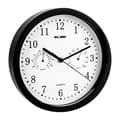 Miniatyrbild 1 av 4: Väggklocka - ELBE - RP-1005-N - 25 cm - Termometer - Hygrometer - Svart