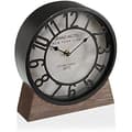 Miniatyrbild 1 av 2: Bordsklocka - VERSA - Svart - 20 cm - Metall - Modern stil - Inredning