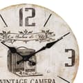 Miniatyrbild 2 av 2: Clayre &amp; Eef Väggklocka 6KL0601 Ø 30*3 cm - Multi MDF