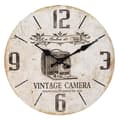 Miniatyrbild 1 av 2: Clayre &amp; Eef Väggklocka 6KL0601 Ø 30*3 cm - Multi MDF