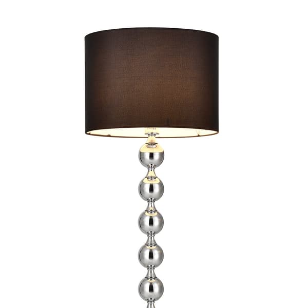 [lux.pro]® Elegantti lattiavalaisin - Spheric Black 1xE 27 - 60W - krominvärinen / musta