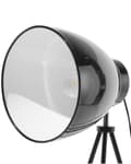 Miniatyrbillede 7 af 11: Gulvlampe Sort Metal 128 cm Stativ Stand Justerbar Skærm