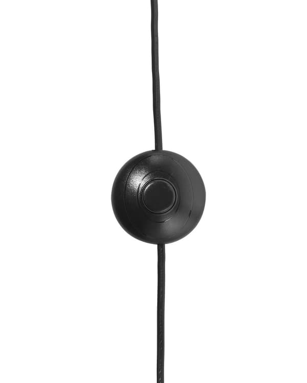 Gulvlampe Sort Metal 128 cm Stativ Stand Justerbar Skærm