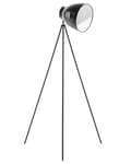 Miniatyrbillede 1 af 11: Gulvlampe Sort Metal 128 cm Stativ Stand Justerbar Skærm
