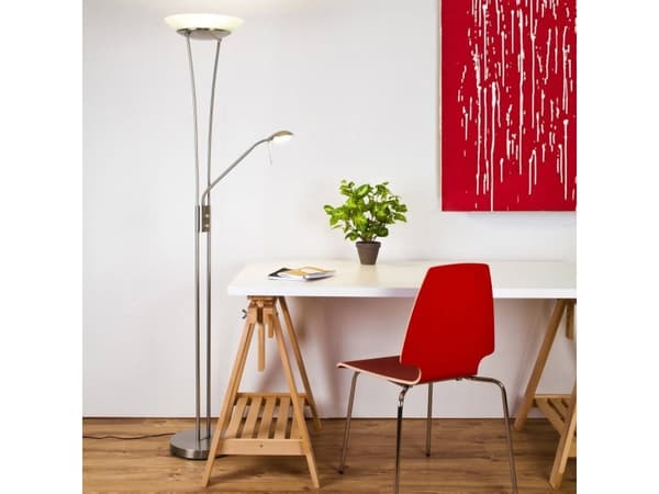 Brilliant Finn G93035/13 LED-kattovalaisin lukulampulla 18 W Rauta, valkoinen