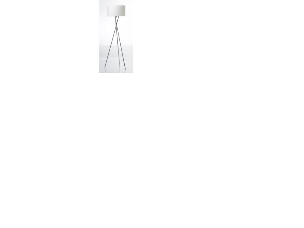 Nielsen Light Uptown Golvlampa - Krom med vit skärm