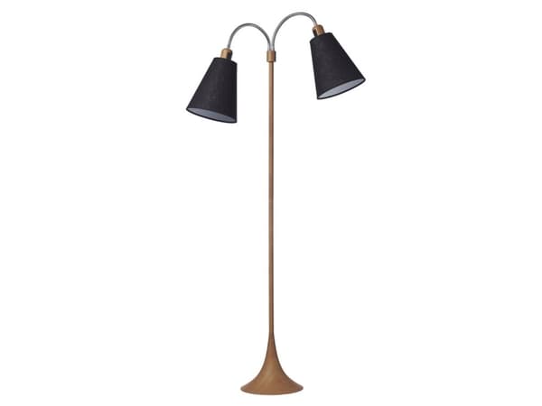Nielsen Light Pedestrian Golvlampa med målade armar - Trälook - Utan skärmar