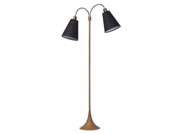 Nielsen Light Pedestrian Golvlampa med målade armar - Trälook - Utan skärmar