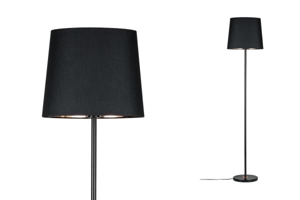 Paulmann 796.12, Svart, Koppar, Marmor, Tyg, Metall, II, E27, 1 lampor, 20 W