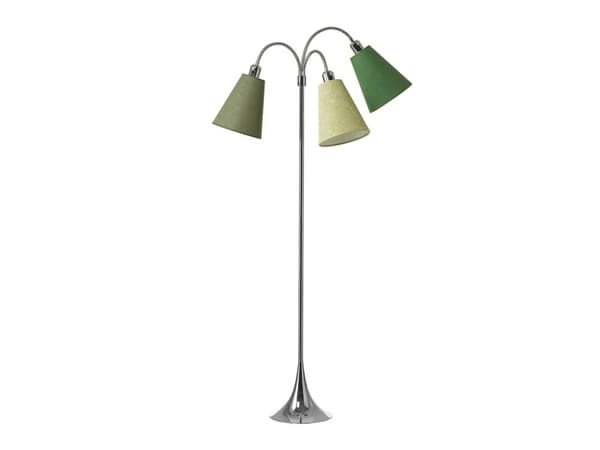 Nielsen Light Gulvlampe Trafik m/afb. på arme - Krom - utan skärmar