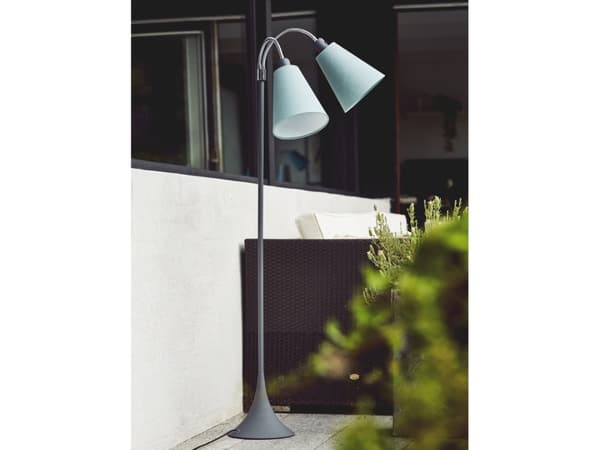 Nielsen Light Pedestrian Golvlampa m. armar - Mjuk Grå - Utan skärmar