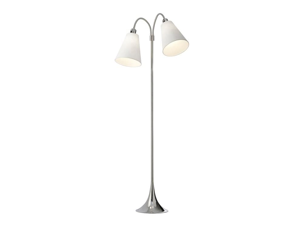 Nielsen Light Pedestrian Golvlampa med målade armar - Krom - Utan skärmar