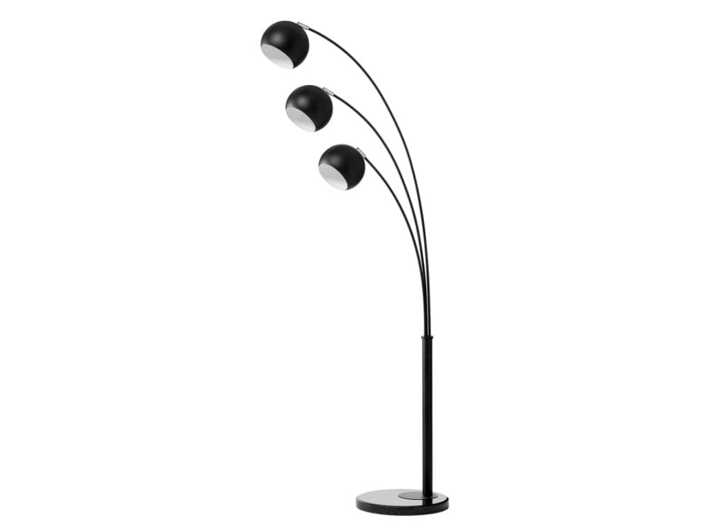 GOLVLAMPA NICE SVART MATT TRIO