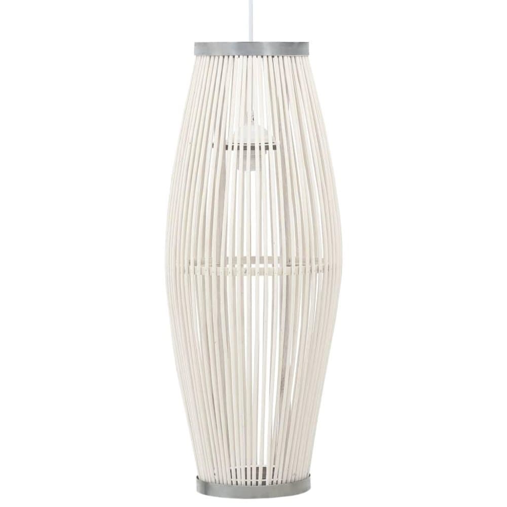 vidaXL Taklampa vit pil 40 W 23x55 cm oval E27