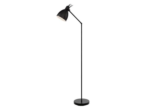 Eglo Priddy - Gulvlampe - 1 sokkel - E27 - svart, hvit