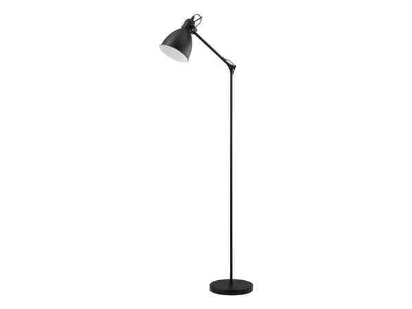 Eglo Priddy - Gulvlampe - 1 sokkel - E27 - svart, hvit
