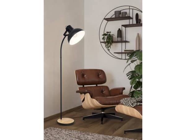 EGLO Lubenham, Svart, E27, 1 lampor, 220-240 V, 50 - 60 hz, 220-240 V