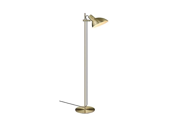 Metropole gulv 1-arm Antik messing E27