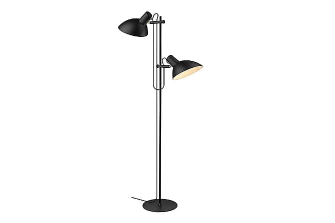 Metropole gulv 2-arm Sort 2XE27