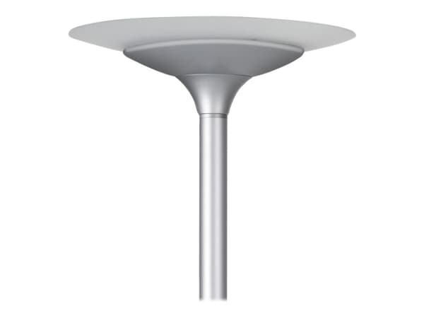 Unilux Premium Variaglass - Torchiere-gulvlampe - LED - 22 W - klasse A+ - 3000 K - mattert, metallgrå