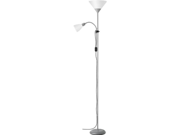 Brilliant Spari Loftslyskaster LED (RGB) E27 60 W Sølv, Hvid