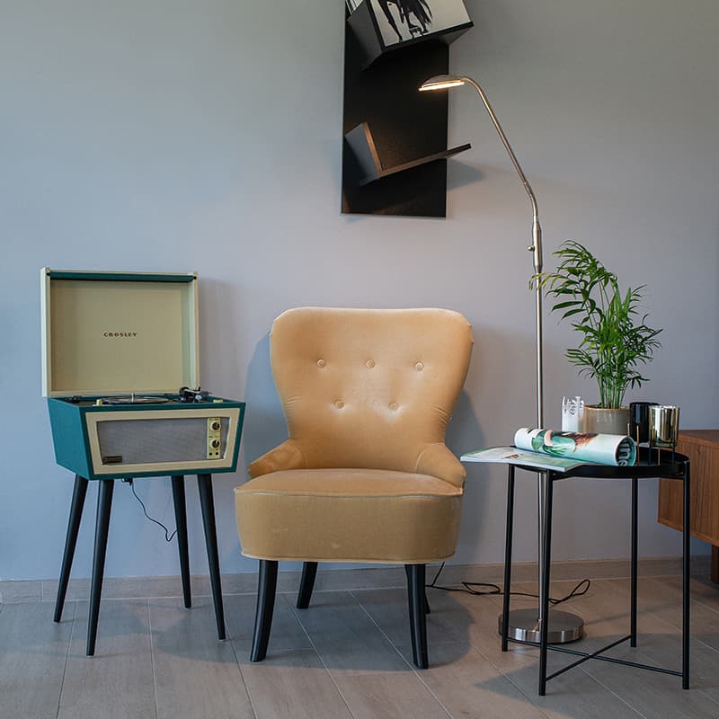 Moderna golvlampor stål inkl LED - Eva 1